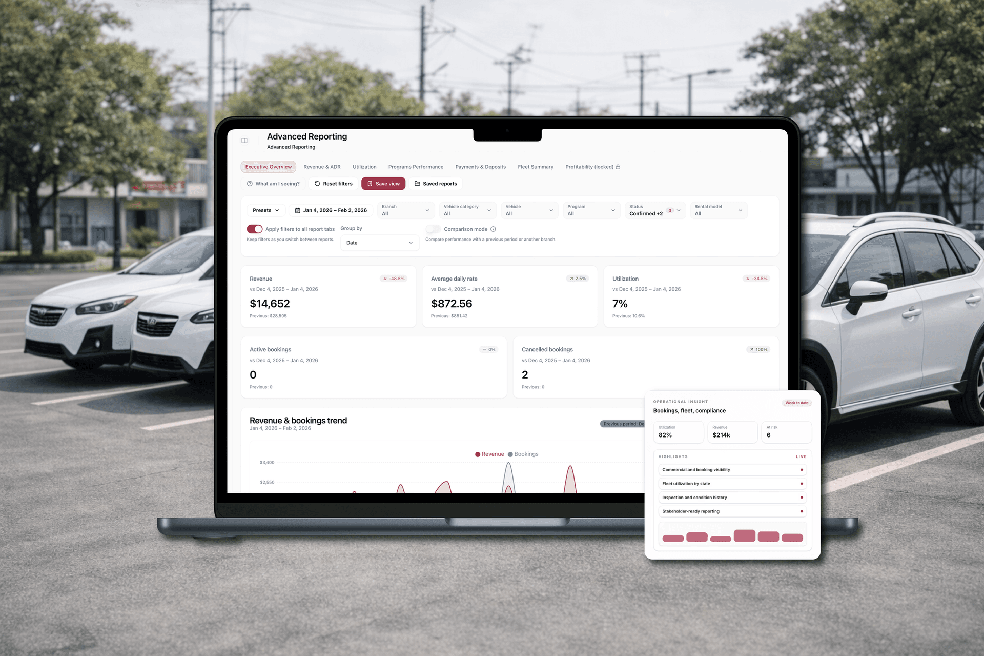 Advanced reporting in Resvo
